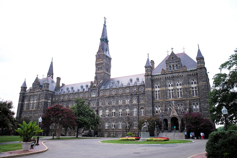 Georgetown University by R Boed via Flickr on CC-BY-NC-ND 2.0 license