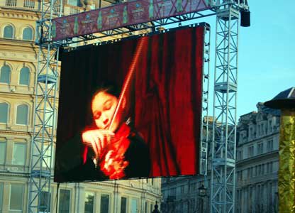 Chinese New Year celebrations at Trafalgar square in either 2007 or 2008